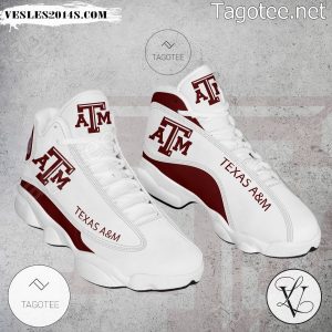 Texas A&M NCAA Logo Air Jordan 13 Shoes