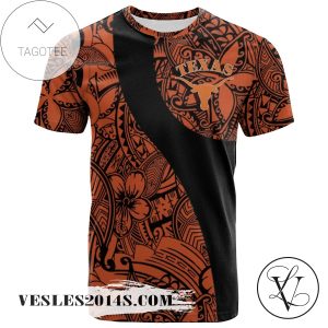 Texas Longhorns All Over Print T-shirt Polynesian   – NCAA