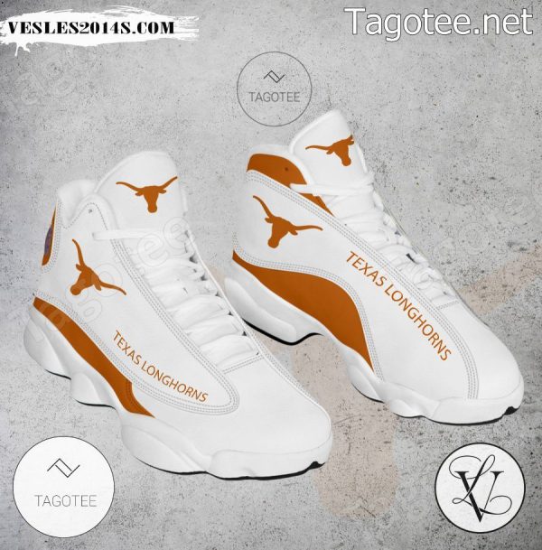 Texas Longhorns NCAA Logo Air Jordan 13 Shoes