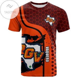 Texas-Rio Grande Valley Vaqueros All Over Print T-shirt My Team Sport Style – NCAA