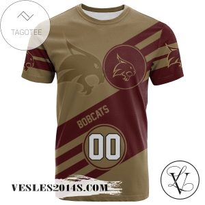 Texas State Bobcats All Over Print T-shirt Sport Style Logo   – NCAA