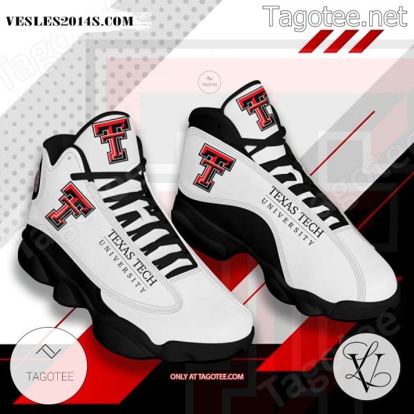 Texas Tech University Logo Air Jordan 13 Shoes