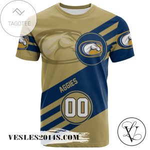 UC Davis Aggies All Over Print T-shirt Sport Style Logo   – NCAA