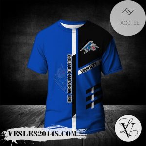 UNC Asheville Bulldogs Personalized Custom Text All Over Print T-shirt  – NCAA