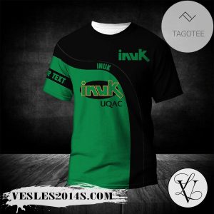 UQAC Inuk T-shirt Curve Personalized Custom Text  – CA CIS