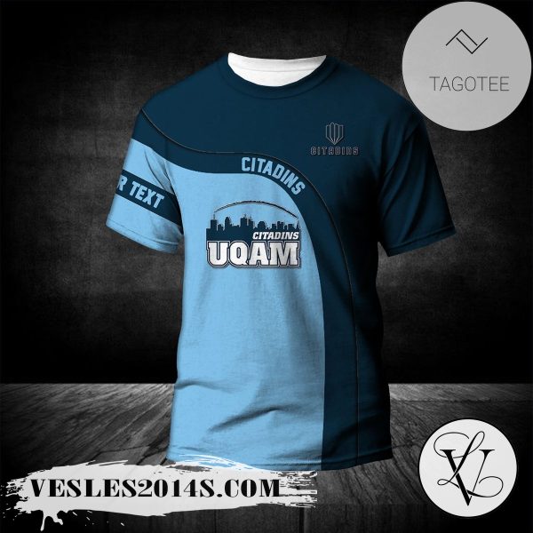 UQAM Citadins T-shirt Curve Personalized Custom Text  – CA CIS