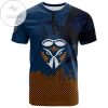 UT Martin Skyhawks All Over Print T-shirt Men’s Basketball Net Grunge Pattern – NCAA