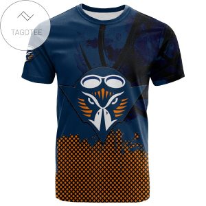 UT Martin Skyhawks All Over Print T-shirt Men’s Basketball Net Grunge Pattern – NCAA