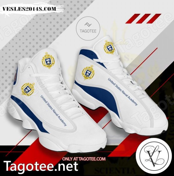 United States Naval Academy Logo Air Jordan 13 Shoes