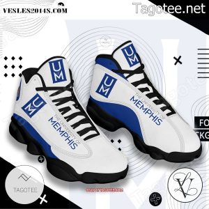 University of Memphis Logo Air Jordan 13 Shoes