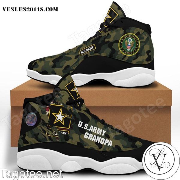 Us Army Grandpa Air Jordan 13 Shoes