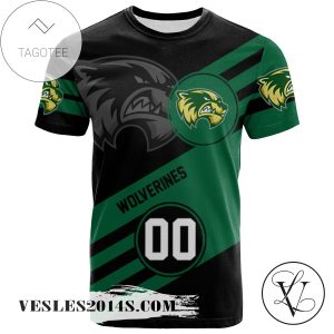 Utah Valley Wolverines All Over Print T-shirt Sport Style Logo   – NCAA