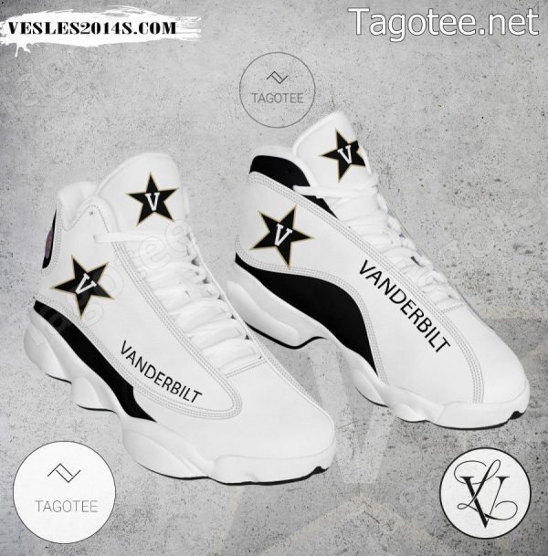 Vanderbilt NCAA Logo Air Jordan 13 Shoes