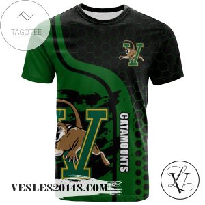 Vermont Catamounts All Over Print T-shirt My Team Sport Style – NCAA