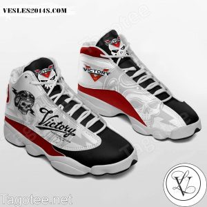 Victory Motorcycles U.S.A Skull Black Air Jordan 13 Shoes