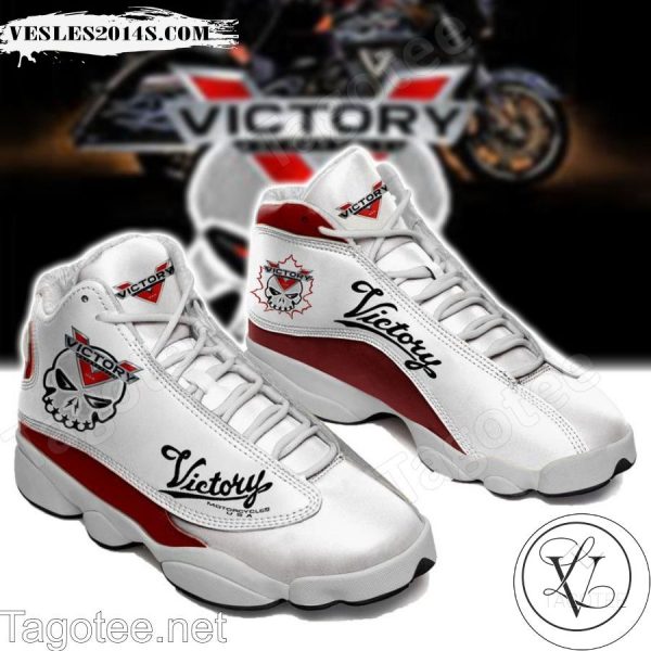 Victory Motorcycles White Air Jordan 13 Shoes