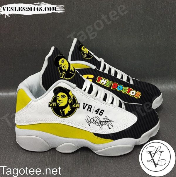 Vr 46 The Doctor Black White Air Jordan 13 Shoes