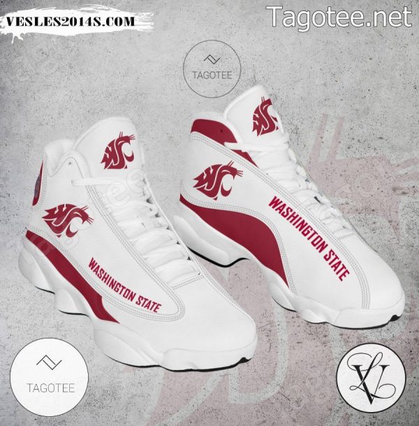 Washington State NCAA Logo Air Jordan 13 Shoes