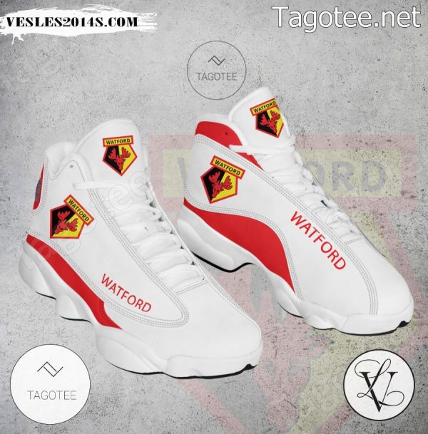 Watford Football Club Logo Air Jordan 13 Shoes