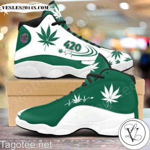 Weed Heartbeat 420 Air Jordan 13 Shoes