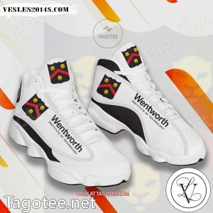 Wentworth Institute of Technology Logo Air Jordan 13 Shoes