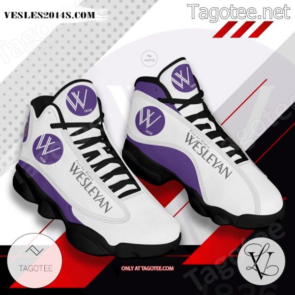 Wesleyan College Logo Air Jordan 13 Shoes