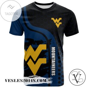 West Virginia Mountaineers All Over Print T-shirt My Team Sport Style – NCAA