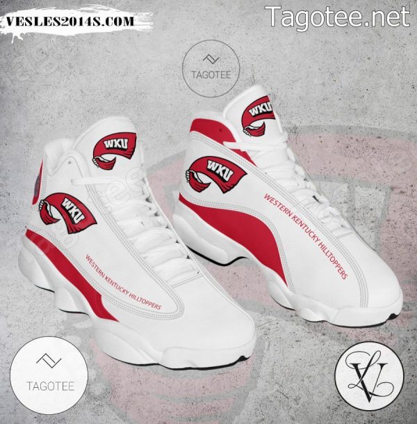 Western Kentucky Hilltoppers NCAA Logo Air Jordan 13 Shoes