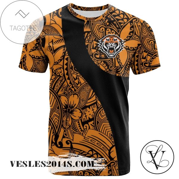 Wests Tigers All Over Print T-shirt Polynesian   – NRL