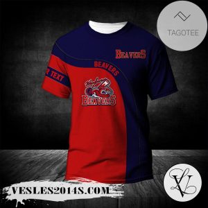 Weyburn Beavers T-shirt Curve Personalized Custom Text  – CA BASEBALL