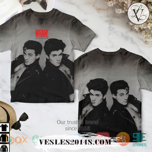 Wham Bad Boys Album 3D T-Shirt