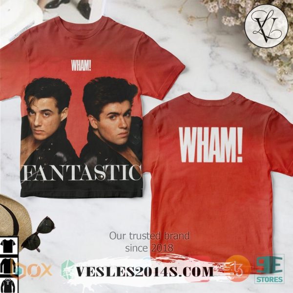 Wham Fantastic Album 3D T-Shirt