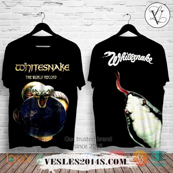 Whitesnake Band Trouble Album 3D T-Shirt