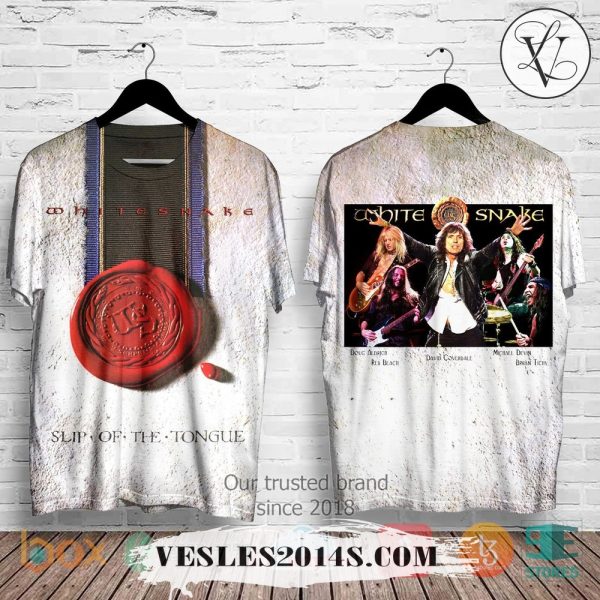 Whitesnake Slip Of The Tongue Album 3D Shirt