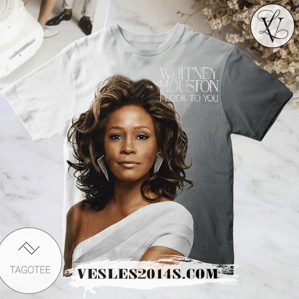 Whitney Houston I Look To You Album Cover Shirt For Fans