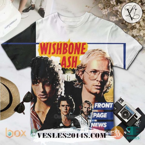 Wishbone Ash Band Front Page News Album 3D T-Shirt