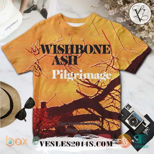 Wishbone Ash Band Pilgrimage Album 3D T-Shirt