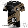 Wofford Terriers All Over Print T-shirt Sport Style Logo   – NCAA