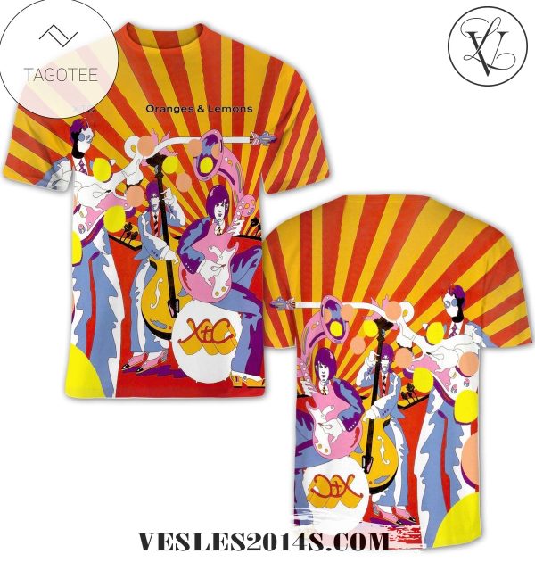 XTC Oranges And Lemons Album Cover Shirt For Fans