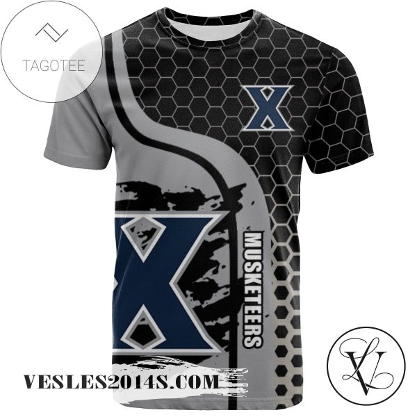 Xavier Musketeers All Over Print T-shirt My Team Sport Style – NCAA