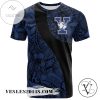 Yale Bulldogs All Over Print T-shirt Polynesian   – NCAA